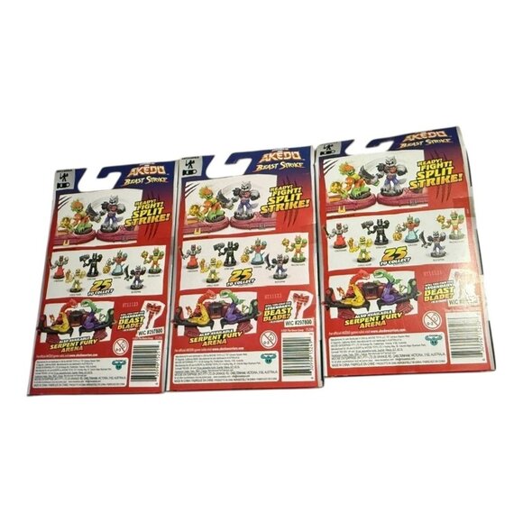 Legends of Akedo Beast Strike – Single Player Packs (New) Lot of 3 - Picture 2 of 2